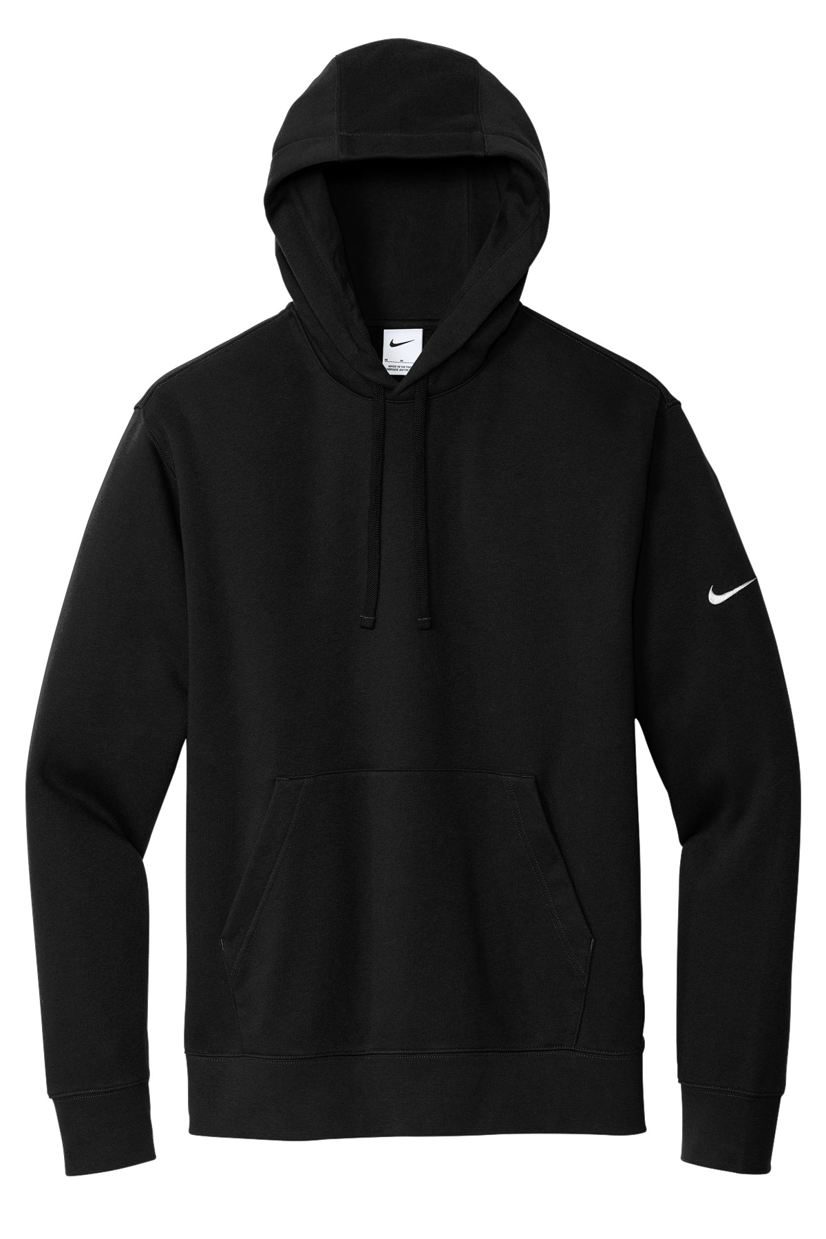 nike club fleece sleeve swoosh pullover hoodie
