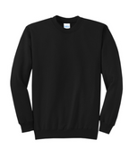 50/50 crewneck (cotton polyester blend)