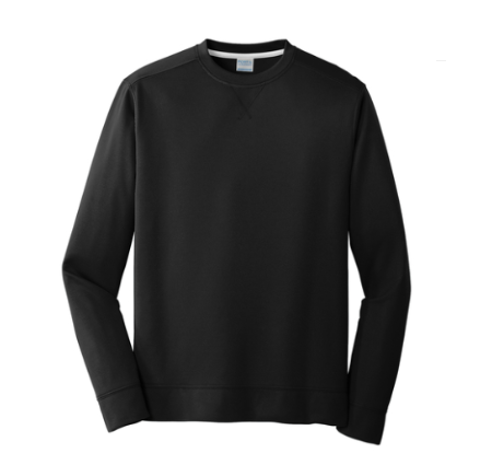 performance crewneck (100% polyester)