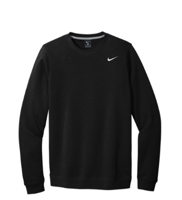 nike club fleece crewneck (80/20 blend)