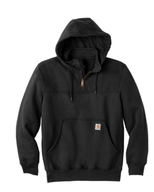 carhartt rain defener ¼ zip hoodie (75/25 blend)